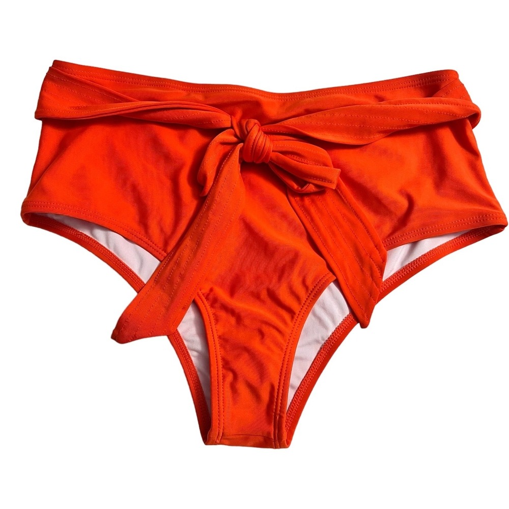 Unbranded Orange High Waisted Bikini Set Size M - Picture 3 of 6